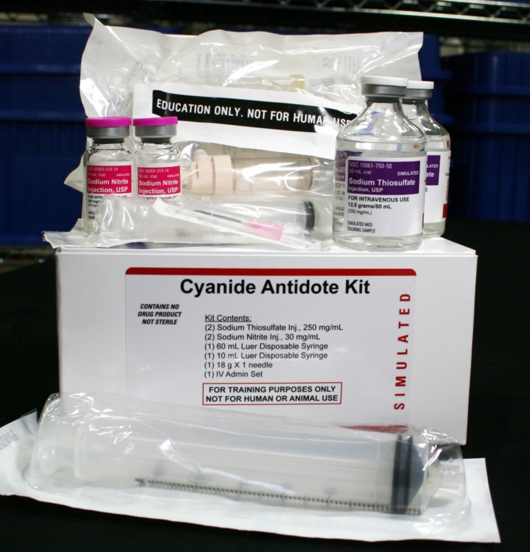Simulated Cyanide Antidote Kit Trainer